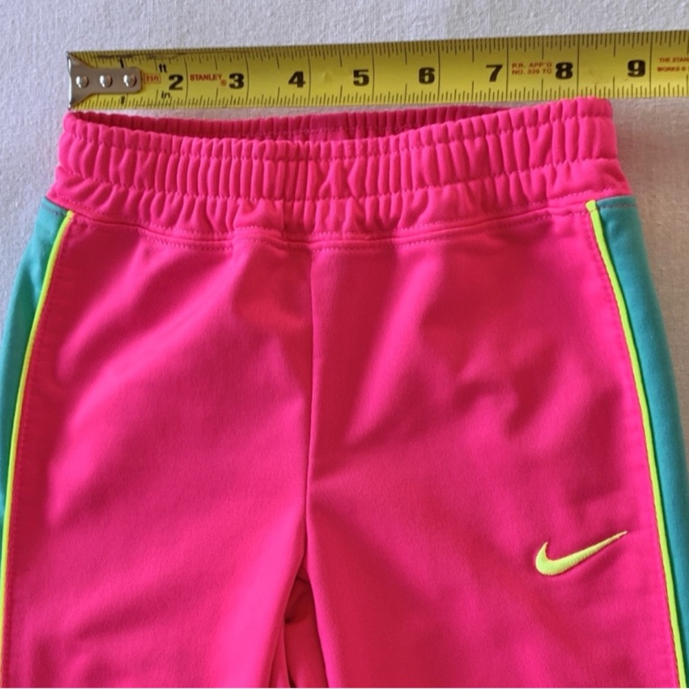 Nike Matching Set Tracksuit Hot Pink, Turquoise, Neon Yellow Pants & Jacket 4 - Picture 8 of 12